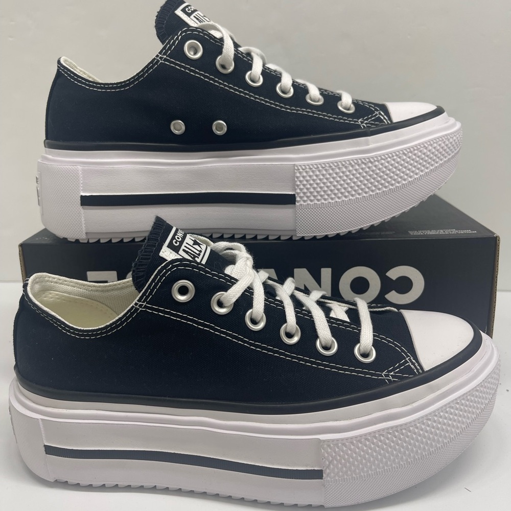 Converse WMNS Chuck Taylor All Star Lift Double Stack Platform Canvas Sneakers